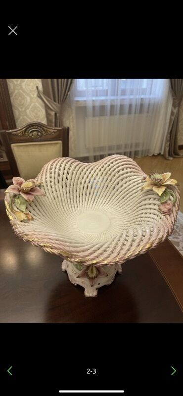 ad gunu qiz ucun tort sekilleri: Zərif dekorativ badya/meyvə qabı - Material: keramika/porcelan tipli lalafo.az -da ad gunu qiz ucun tort sekilleri: Zərif dekorativ badya/meyvə qabı - Material: keramika/porcelan tipli