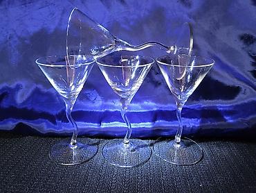 koktel set: Case kristal,z-stem"za zestoko pice iz 1980/90ih.god. Case za — 1