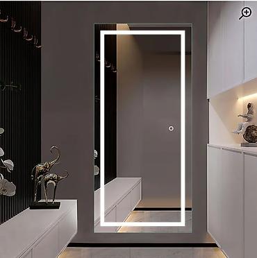 standing mirror: Настенное зеркало с задней подсветкой - Большой прямоугольный формат — 1