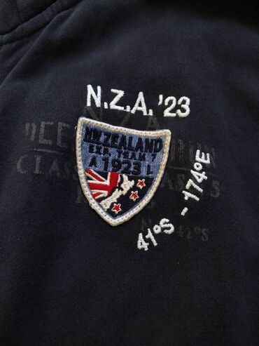 Duksevi: Muški duks sa kapuljačom N.Z.A. New Zealand Auckland Kvalitetan — 9