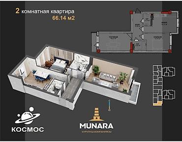 Новостройки от застройщика: Элитка, 2 комнаты, 66 м² — 8