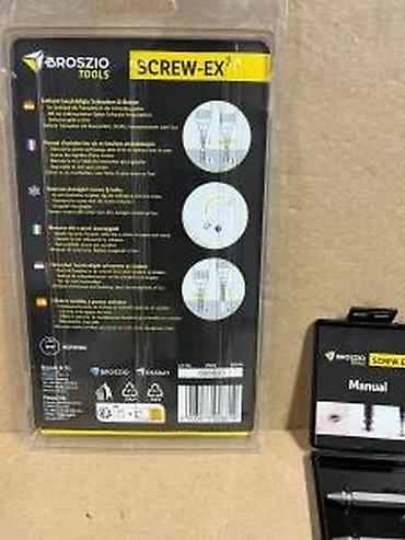 Burgije: BROSZIO TOOLS Screw-EX² – set za vađenje oštećenih šrafova i vijaka - — 9