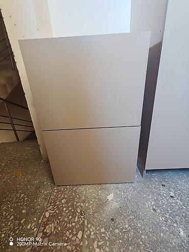 dolab ofis: İki qapılı geyim dolabı - Material: laminat/LDSP lövhələr, hamar mat — 2