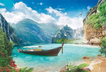 Фотообои: 🎁 АКЦИЯ! Клей белекке! 🎁 5 м²ден жогору фотообоига заказ берсеңиз – — 25