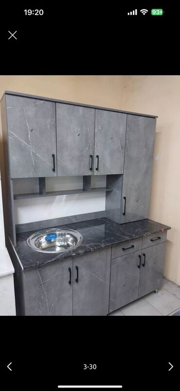 Кухонные гарнитуры: Кухонный гарнитур, Новый, цвет - Белый, ДСП, Платная доставка — 28