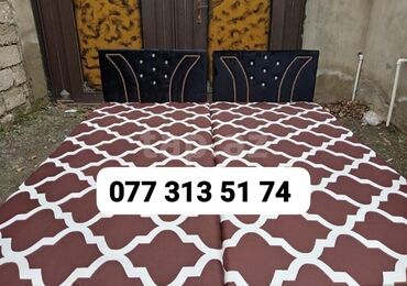 Təknəfərlik uşaq çarpayıları: Təzə çarpayılar. 1 nəfərlik çarpayılar 60manat. 2 nəfərlik taxt — 12