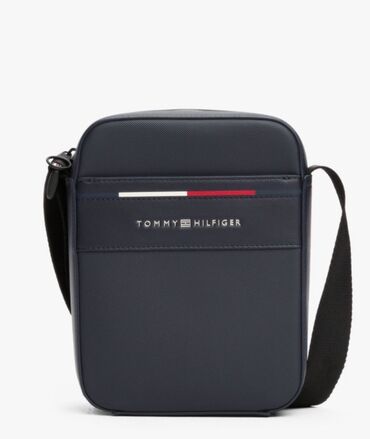 барсетка томи: Оригинальная мужская сумка через плечо Tommy Hilfiger - Компактный