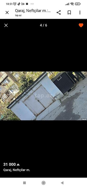 qaraba: Qaraj – Neftçilər metrosu yaxınlığı - Beton/kərpic konstruksiyalı — 2