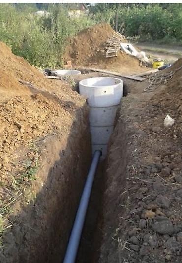 Канализационные работы: Канализация, септик, траншей. Монтаж наружной канализации и септиков — 3