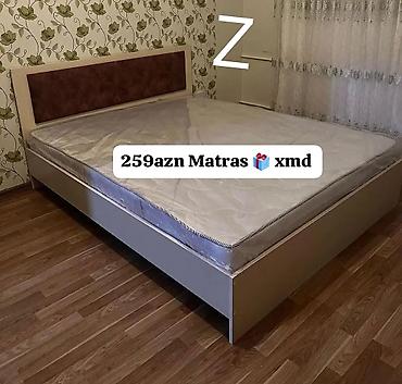 stol taxta: Yeni, İkinəfərlik çarpayı, Bazasız, Matras ilə, Siyirməsiz — 1