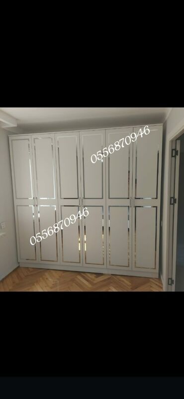Dolablar: Yeni, Açılan, 5 qapı Düz dolab, Qarderob, paltar dolabı, Azərbaycan — 15
