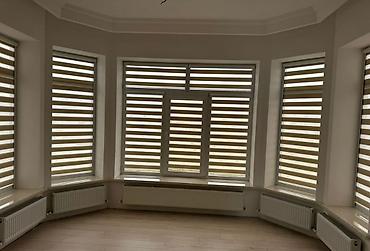 Жалюзи и рольшторы: Рулонные шторы «день‑ночь» - Двойное полотно ткани с чередующимися — 4