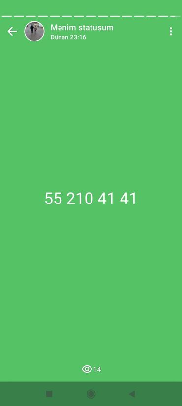 bakcell elaqe nomreleri ev: Nömrə: ( 055 ) ( 2104141 ), İşlənmiş