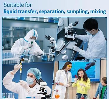 Sifonlar: Laboratoriya Pipet Köməkçisi (Pipet Filler) – 2 ml, 5 ml, 10 ml — 10