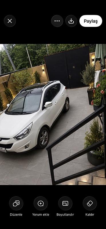 premier hazard siren: Hyundai ix35 – ağ rəngli, şəhər və uzun məsafələr üçün rahat — 1