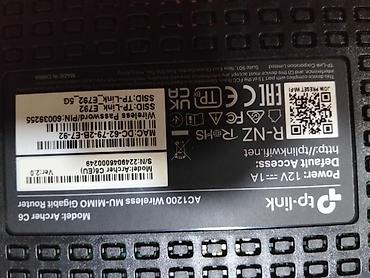 Modemlər və şəbəkə avadanlıqları: TP-LINK internet modemi. Az işlənib, problemi yoxdur. Qutusu yoxdur! — 2
