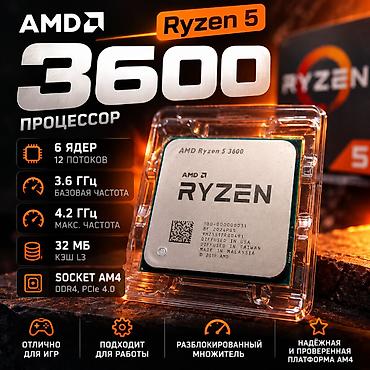 ryzen 3 2200g: Процессор для ПК, Б/у, AMD Ryzen 5, 6 ядер — 1