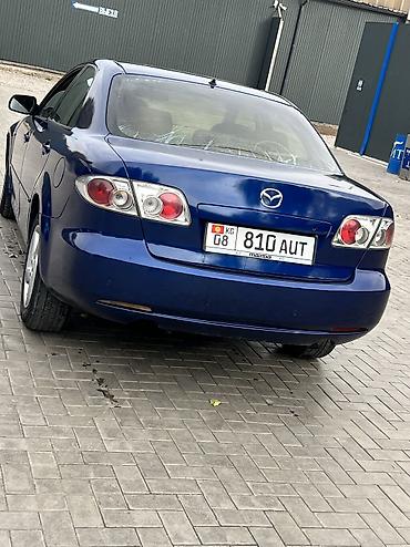 Унаа сатуу: Mazda 6: 2002 г., 2 л, Кол менен иштөөчү, Седан — 4
