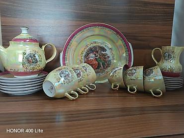 cay dəstləri: Çay dəsti, Farfor, 6 nəfərlik, Almaniya — 1