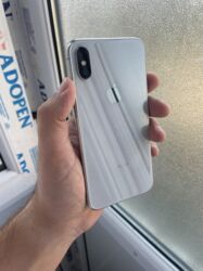 Apple iPhone: IPhone X, 64 GB, White Titanium, Zəmanət, Qırıq, Simsiz şarj — 8