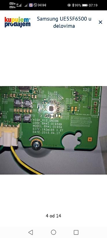 Aksesoari za TV i video: Samsung UE55F6500 – delovi Raspoloživi originalni delovi sa TV-a — 5