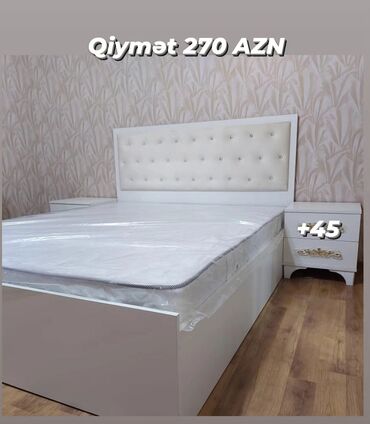 Çarpayılar: Yeni, İkinəfərlik çarpayı, Bazasız, Matras ilə, Siyirməsiz, Azərbaycan — 16