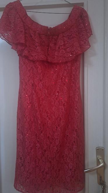 p s feshion: Haljina NOVA PS Feshion koral crvena svecana, elegantna cipka sa — 2