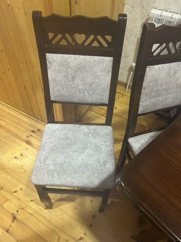 Məişət məhsulları: Qonaq otağı üçün, Açılmayan, Dördbucaq masa, 6 stul