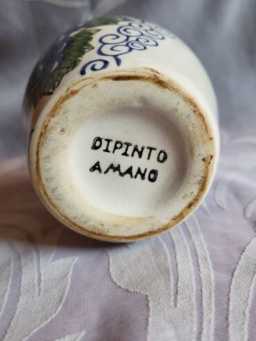 Ostali kućni dekor: Vazica nova dipinto amano,italijanska rucno oslikana iz 70ih. Vaza — 10