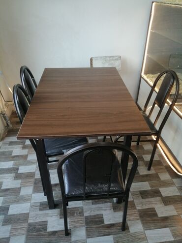 Masa və oturacaq dəstləri: Stol destləri sexdən SATİŞİ var. Reng lərin secimi var. Ölcülərə görə — 12