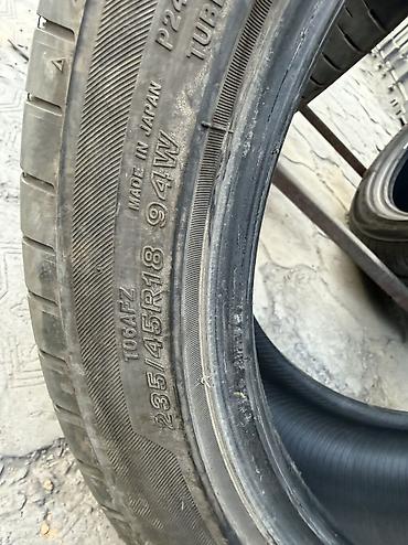 turan: Шины 235 / 45 / R 18, Лето, Б/у, Комплект, Легковые, Япония, Bridgestone — 6