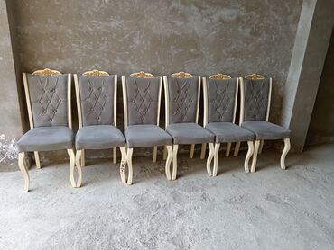 стремянка стул: 6 стульев, Б/у, Дерево, Азербайджан, Нет доставки