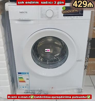 paltar yuyan 6 k: Satılır:*Birbaşa anbardan paltaryuyan* Qeyd:Yenidir,6kq,buxarlı — 1