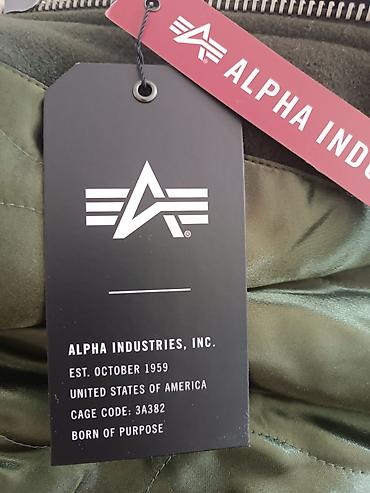 карго мешок: Alpha Industries Wool MA-1 Varsity — OG-107 Green Стильная — 2