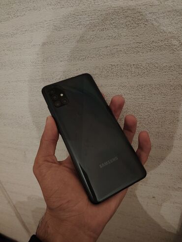 red magic nova qiymeti: Samsung Galaxy A51, rəng - Qara, Barmaq izi