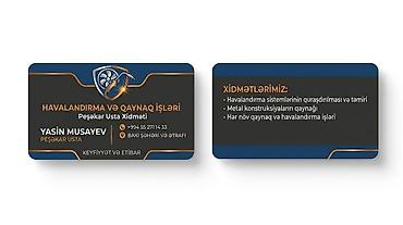 Havalandırma: Havalandırma və qaynaq üzrə usta Xidmət sahələri: - Havalandırma — 1