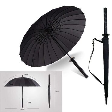 витрина для аксессуаров: Катана зонт самурая. 16 спиц . Количество ограничено спешите. Оптом