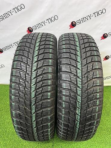 близак шины: Шины 215 / 65 / R 17, Зима, Б/у, Пара, Легковые, Bridgestone — 1