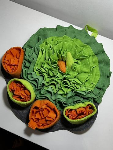 коврик: Нюхательный коврик-головоломка для собак и кошек - Модель: круглая — 2