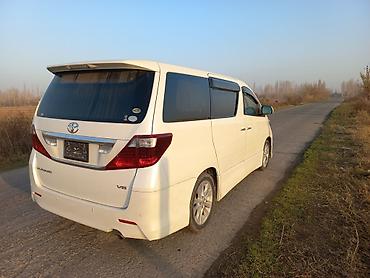 rota grid: Toyota Alphard: 2008 г., 3.5 л, Автомат, Бензин, Минивэн — 5