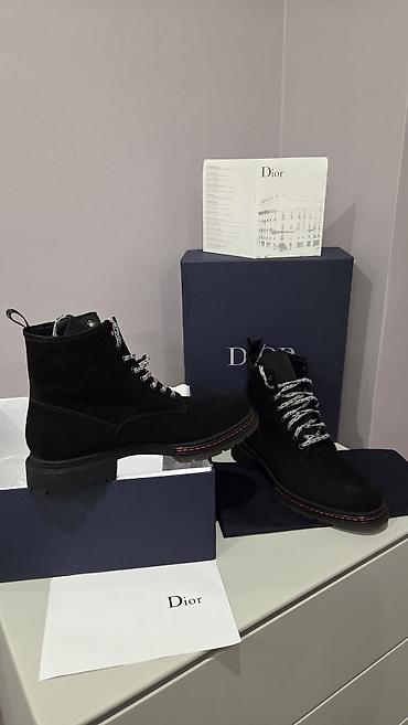 духи dior: Мужские ботинки, 43, Dior, Новый, цвет - Черный, Бесплатная доставка — 1