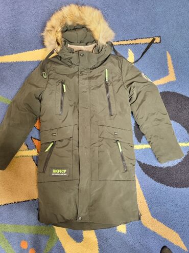 флиски найк бишкек: Зимняя парка HKFICP, цвет хаки. - Утеплённая, удлинённый крой до at lalafo.kg флиски найк бишкек: Зимняя парка HKFICP, цвет хаки. - Утеплённая, удлинённый крой до