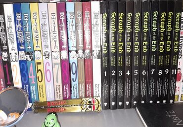 Komikslər, manqa: ● Death note 12li set - 100 azn ● Kıyamet meleği Seraph of the end