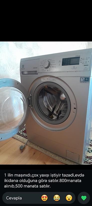 electrolux eohm6221: Electrolux önyükləməli paltaryuyan maşın - Rəng: gümüşü - Ön qapaqlı — 1