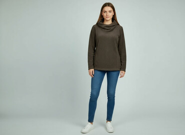 bluzka z otworem na kciuk: Women`s hoodie, size L