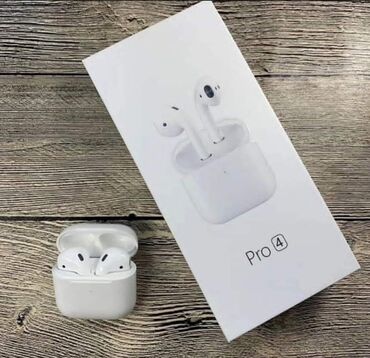 airpoda: Airpods Pro 4 white, Black Yeni model daha incə ~ Parametrlər: ⠀