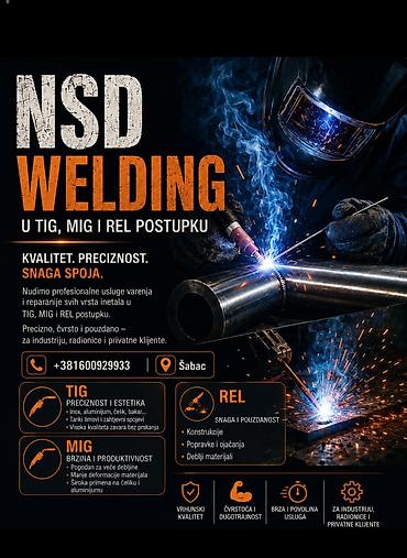 auto delovi ivanjica: **Usluge varenja – TIG, MIG i REL postupak** Profesionalne usluge — 1