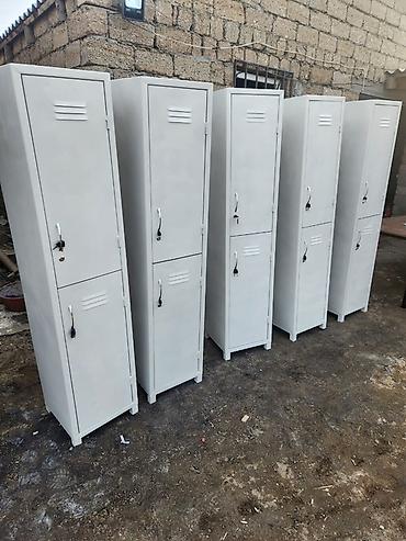 balkon skaf: Metal geyim dolabı / şkafı təqdim olunur. İki bölməli konstruksiyaya — 2