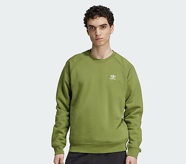 tech flis: Мужская толстовка, M, Adidas, Новый, цвет - Зеленый — 2