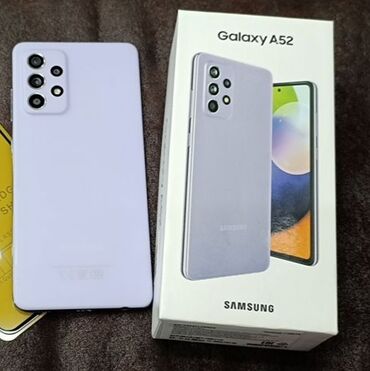Kompüter, noutbuk və planşetlər: Samsung Galaxy A52, 128 GB, rəng - Bənövşəyi